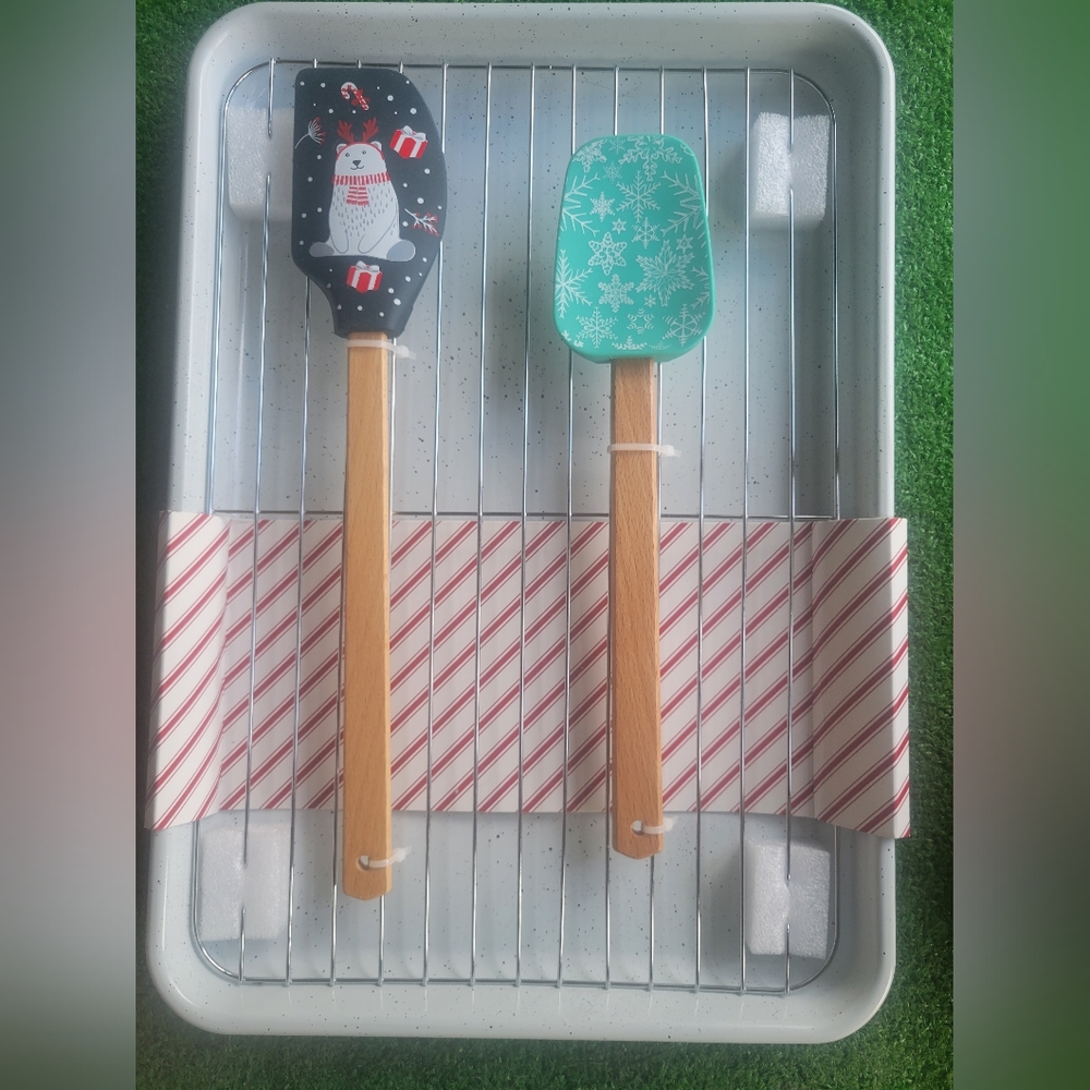 4 pc Christmas Baking Cookie Set